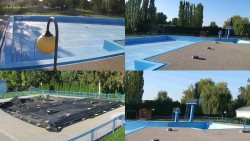Schwimmbadgelände Hulín – zusammengestellte Aufnahmen