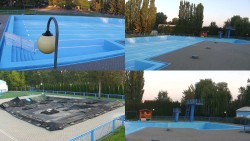 Areál koupaliště Hulín - sdružené snímky