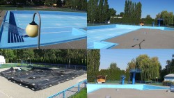 Areál koupaliště Hulín - sdružené snímky
