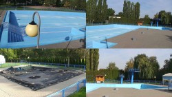 Areál koupaliště Hulín - sdružené snímky