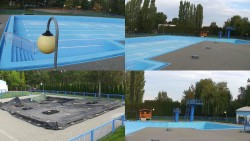 Areál koupaliště Hulín - sdružené snímky