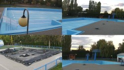 Areál koupaliště Hulín - sdružené snímky
