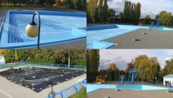 Areál koupaliště Hulín - sdružené snímky