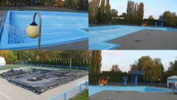 Areál koupaliště Hulín - sdružené snímky