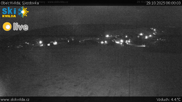 Obec Kvilda - Sjezdovka - 29.10.2025 v 06:00 Obec Kvilda - Sjezdovka - 29.10.2025 v 06:00