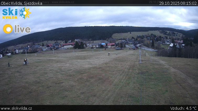 Obec Kvilda - Sjezdovka - 29.10.2025 v 08:15 Obec Kvilda - Sjezdovka - 29.10.2025 v 08:15