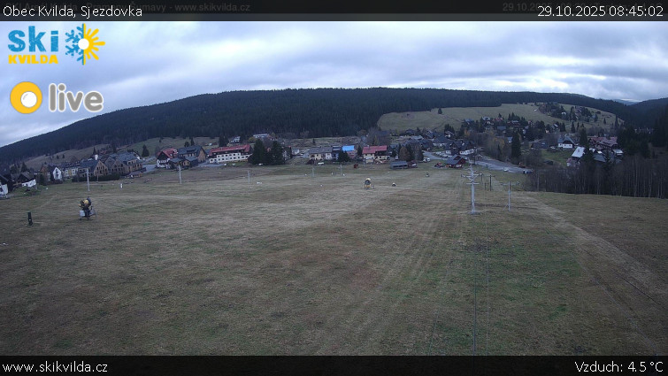 Obec Kvilda - Sjezdovka - 29.10.2025 v 08:45 Obec Kvilda - Sjezdovka - 29.10.2025 v 08:45