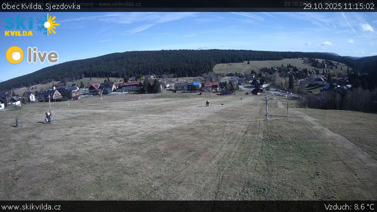 Obec Kvilda - Sjezdovka - 29.10.2025 v 11:15 Obec Kvilda - Sjezdovka - 29.10.2025 v 11:15