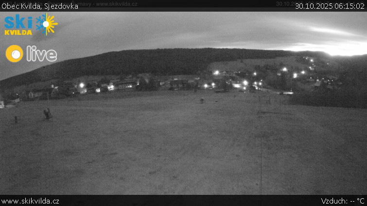 Obec Kvilda - Sjezdovka - 30.10.2025 v 06:15 Obec Kvilda - Sjezdovka - 30.10.2025 v 06:15