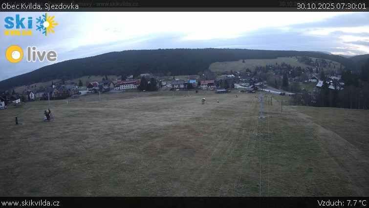 Obec Kvilda - Sjezdovka - 30.10.2025 v 07:30 Obec Kvilda - Sjezdovka - 30.10.2025 v 07:30
