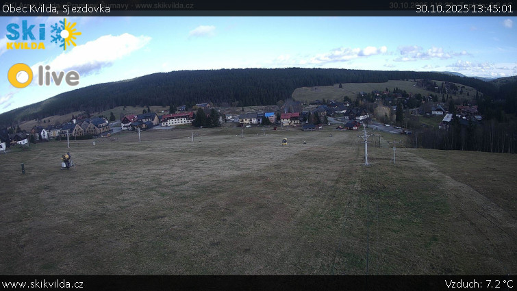 Obec Kvilda - Sjezdovka - 30.10.2025 v 13:45 Obec Kvilda - Sjezdovka - 30.10.2025 v 13:45
