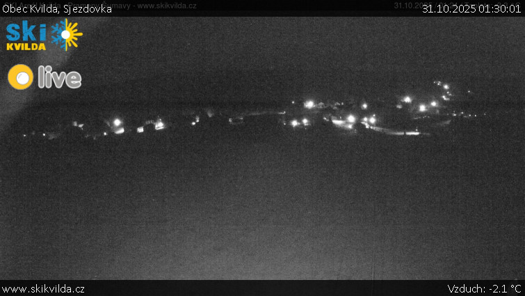 Obec Kvilda - Sjezdovka - 31.10.2025 v 01:30 Obec Kvilda - Sjezdovka - 31.10.2025 v 01:30