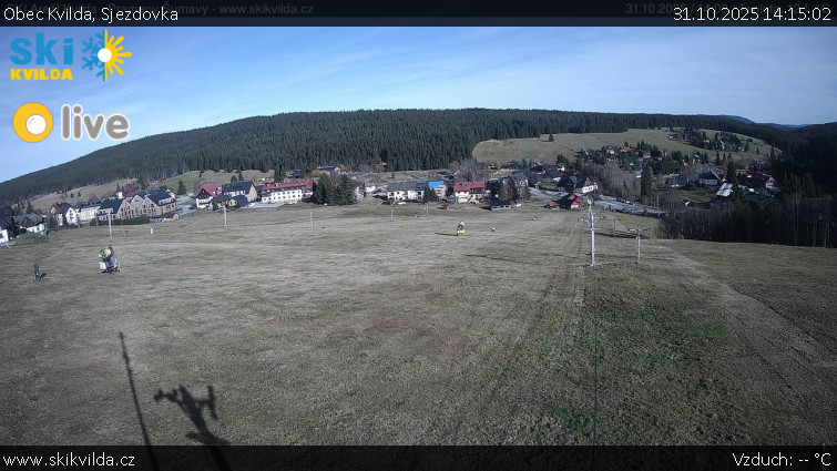 Obec Kvilda - Sjezdovka - 31.10.2025 v 14:15 Obec Kvilda - Sjezdovka - 31.10.2025 v 14:15
