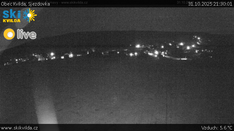 Obec Kvilda - Sjezdovka - 31.10.2025 v 21:30 Obec Kvilda - Sjezdovka - 31.10.2025 v 21:30