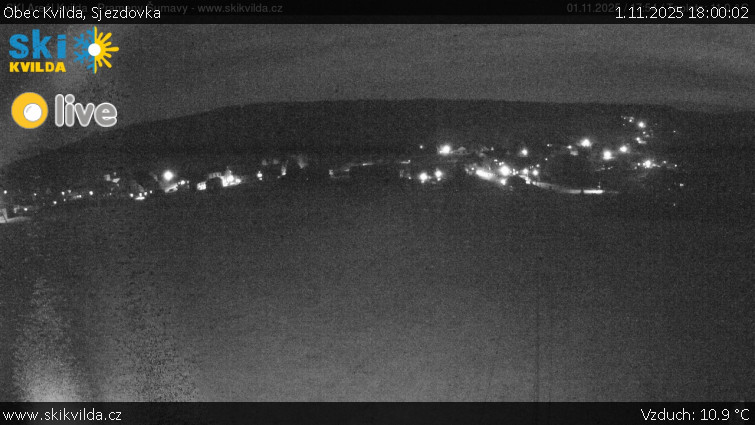 Obec Kvilda - Sjezdovka - 1.11.2025 v 18:00 Obec Kvilda - Sjezdovka - 1.11.2025 v 18:00