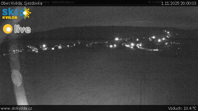 Obec Kvilda - Sjezdovka - 1.11.2025 v 20:00 Obec Kvilda - Sjezdovka - 1.11.2025 v 20:00