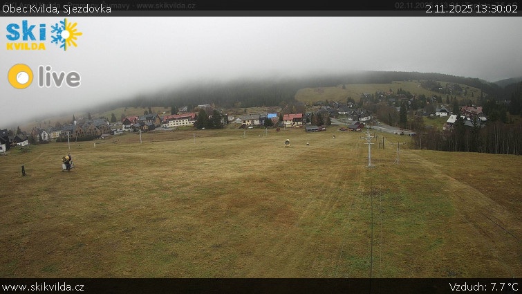 Obec Kvilda - Sjezdovka - 2.11.2025 v 13:30 Obec Kvilda - Sjezdovka - 2.11.2025 v 13:30