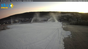 Obec Kvilda - Sjezdovka - 15.12.2025 v 07:45 Obec Kvilda - Sjezdovka - 15.12.2025 v 07:45