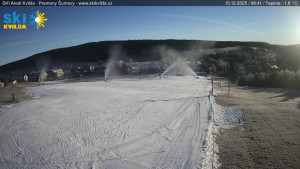 Obec Kvilda - Sjezdovka - 15.12.2025 v 08:45 Obec Kvilda - Sjezdovka - 15.12.2025 v 08:45
