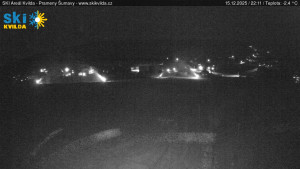 Obec Kvilda - Sjezdovka - 15.12.2025 v 22:15 Obec Kvilda - Sjezdovka - 15.12.2025 v 22:15