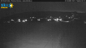 Obec Kvilda - Sjezdovka - 21.12.2025 v 06:15 Obec Kvilda - Sjezdovka - 21.12.2025 v 06:15