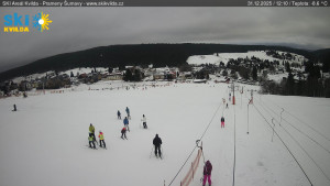 Obec Kvilda - Sjezdovka - 31.12.2025 v 12:15 Obec Kvilda - Sjezdovka - 31.12.2025 v 12:15