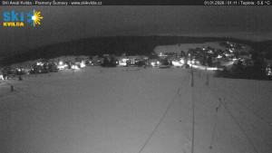 Obec Kvilda - Sjezdovka - 1.1.2026 v 01:15 Obec Kvilda - Sjezdovka - 1.1.2026 v 01:15