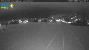 Obec Kvilda - Sjezdovka - 1.1.2026 v 05:30 Obec Kvilda - Sjezdovka - 1.1.2026 v 05:30