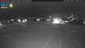 Obec Kvilda - Sjezdovka - 1.1.2026 v 06:30 Obec Kvilda - Sjezdovka - 1.1.2026 v 06:30