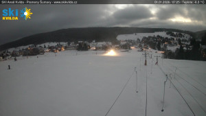 Obec Kvilda - Sjezdovka - 1.1.2026 v 07:30 Obec Kvilda - Sjezdovka - 1.1.2026 v 07:30