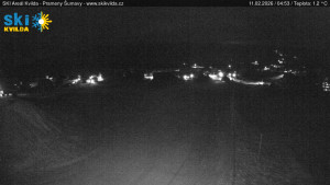 Obec Kvilda - Sjezdovka - 11.2.2026 v 05:00 Obec Kvilda - Sjezdovka - 11.2.2026 v 05:00