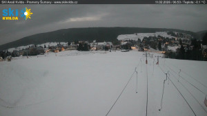 Obec Kvilda - Sjezdovka - 11.2.2026 v 07:00 Obec Kvilda - Sjezdovka - 11.2.2026 v 07:00