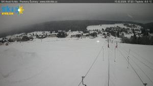 Obec Kvilda - Sjezdovka - 15.2.2026 v 07:30 Obec Kvilda - Sjezdovka - 15.2.2026 v 07:30