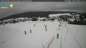 Obec Kvilda - Sjezdovka - 15.2.2026 v 13:15 Obec Kvilda - Sjezdovka - 15.2.2026 v 13:15