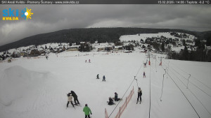 Obec Kvilda - Sjezdovka - 15.2.2026 v 14:15 Obec Kvilda - Sjezdovka - 15.2.2026 v 14:15