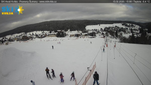 Obec Kvilda - Sjezdovka - 15.2.2026 v 15:15 Obec Kvilda - Sjezdovka - 15.2.2026 v 15:15