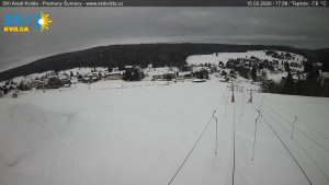 Obec Kvilda - Sjezdovka - 15.2.2026 v 17:45 Obec Kvilda - Sjezdovka - 15.2.2026 v 17:45