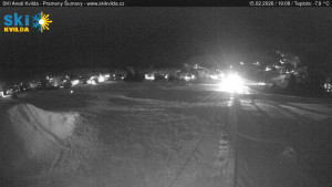 Obec Kvilda - Sjezdovka - 15.2.2026 v 19:15 Obec Kvilda - Sjezdovka - 15.2.2026 v 19:15