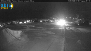 Obec Kvilda - Sjezdovka - 15.2.2026 v 19:45 Obec Kvilda - Sjezdovka - 15.2.2026 v 19:45