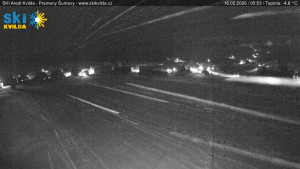 Obec Kvilda - Sjezdovka - 16.2.2026 v 06:00 Obec Kvilda - Sjezdovka - 16.2.2026 v 06:00