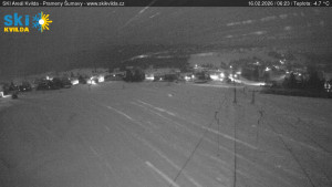 Obec Kvilda - Sjezdovka - 16.2.2026 v 06:30 Obec Kvilda - Sjezdovka - 16.2.2026 v 06:30