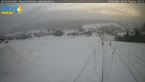 Obec Kvilda - Sjezdovka - 16.2.2026 v 07:00 Obec Kvilda - Sjezdovka - 16.2.2026 v 07:00