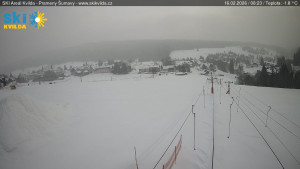 Obec Kvilda - Sjezdovka - 16.2.2026 v 08:30 Obec Kvilda - Sjezdovka - 16.2.2026 v 08:30