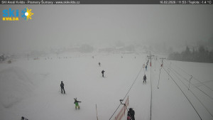 Obec Kvilda - Sjezdovka - 16.2.2026 v 12:00 Obec Kvilda - Sjezdovka - 16.2.2026 v 12:00