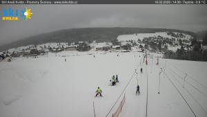 Obec Kvilda - Sjezdovka - 16.2.2026 v 14:45 Obec Kvilda - Sjezdovka - 16.2.2026 v 14:45