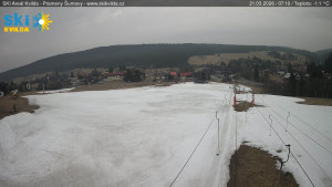 Obec Kvilda - Sjezdovka - 21.3.2026 v 07:15 Obec Kvilda - Sjezdovka - 21.3.2026 v 07:15
