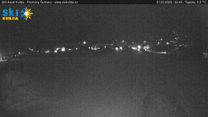 Obec Kvilda - Sjezdovka - 21.3.2026 v 22:45 Obec Kvilda - Sjezdovka - 21.3.2026 v 22:45