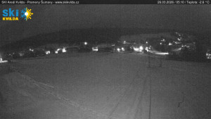 Obec Kvilda - Sjezdovka - 26.3.2026 v 05:15 Obec Kvilda - Sjezdovka - 26.3.2026 v 05:15