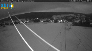 Obec Kvilda - Sjezdovka - 26.3.2026 v 05:30 Obec Kvilda - Sjezdovka - 26.3.2026 v 05:30