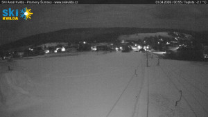 Obec Kvilda - Sjezdovka - 1.4.2026 v 01:00 Obec Kvilda - Sjezdovka - 1.4.2026 v 01:00